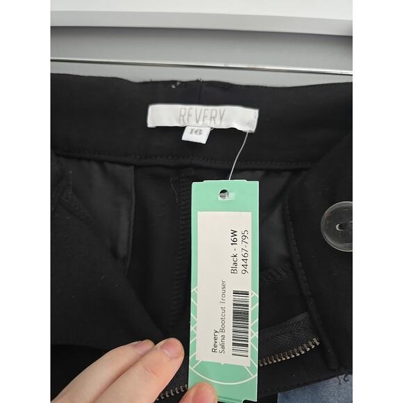 NWT Revery Salina Black Bootcut Career Casual Trouser Pants Womans Plus Size 16W - Picture 5 of 6